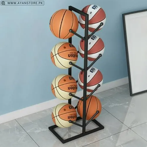 4 Layer Iron Sports Storage Rack Ball In Pakistan