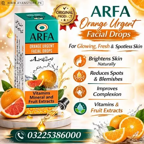 Arfa Cosmetics Urgent Facial Drops in Pakistan