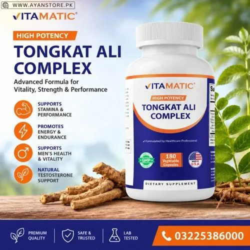 Vitamatic Tongkat Ali Complex Capsules in Pakistan