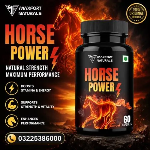 Maxfort Naturals Horse Power Capsules in Pakistan