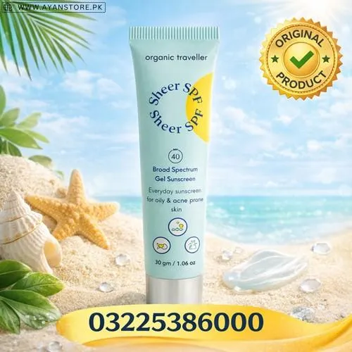 Organic Traveller Sheer Spf Sunscreen in Pakistan