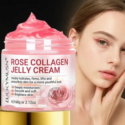 Lucky Musn Rose Collagen Jelly Cream