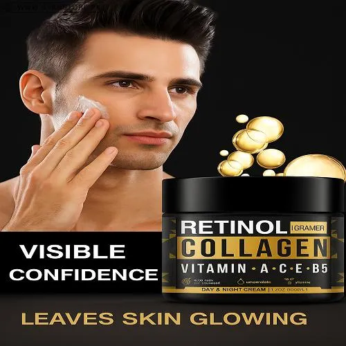 Lucky Musn Men's Retinol Collagen Moisturizing Cream
