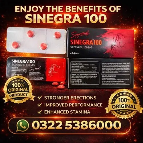 Sinegra 100mg Tablets in Pakistan