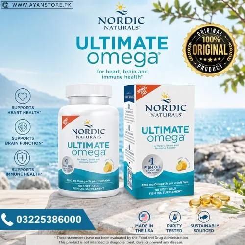 Nordic Naturals Ultimate Omega fish oil Softgels in Pakistan