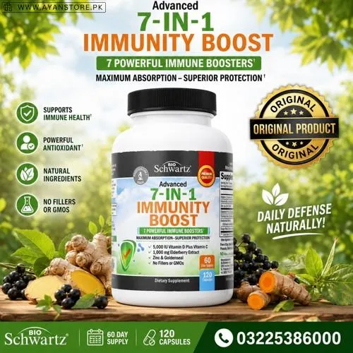 BioSchwartz Advanced 7-in-1 Immunity Boost Capsules in Pakistan