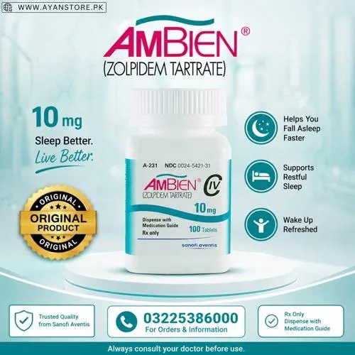 Ambien Zolpidem Tartrate Tablets in Pakistan