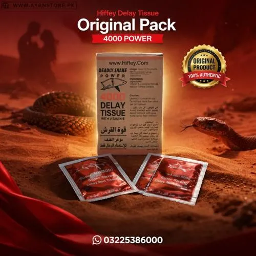 Deadly Shark 48000 Long Lasting Delay Tissue in Pakistan