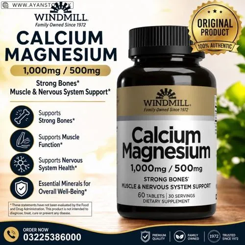 Windmill Calcium Magnesium Tablets in Pakistan