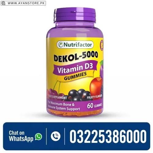 Nutrifactor Dekol-5000 Vitamin D3 Gummies in Pakistan