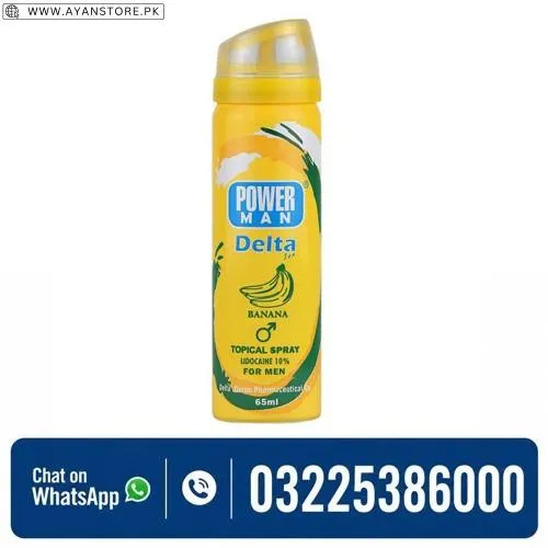 Power Man Delta Banana Topical Delay Spray in Pakistan
