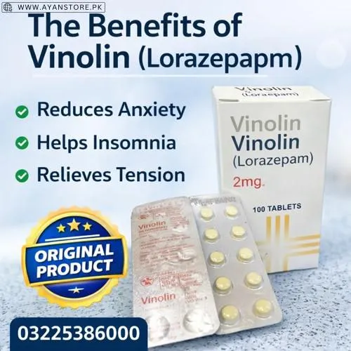 Vinolin Lorazepam 2mg Tablets in Pakistan