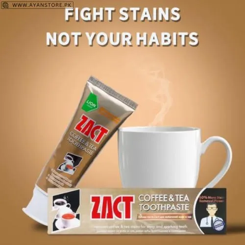 Zact Coffee & Tea Toothpaste 