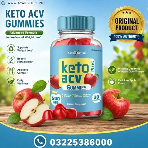 Keto X Active Keto + ACV Gummies in Pakistan