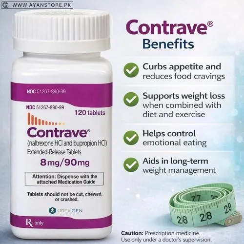Contrave Tablets in Pakistan