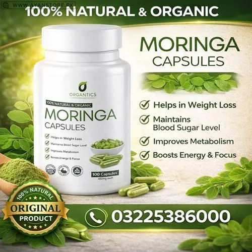 Organitics Moringa Capsules in Pakistan