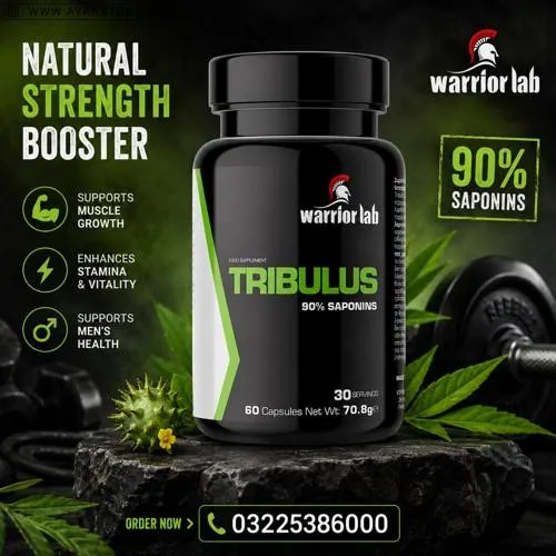 Warrior Lab Tribulus 90% Saponin Capsules in Pakistan