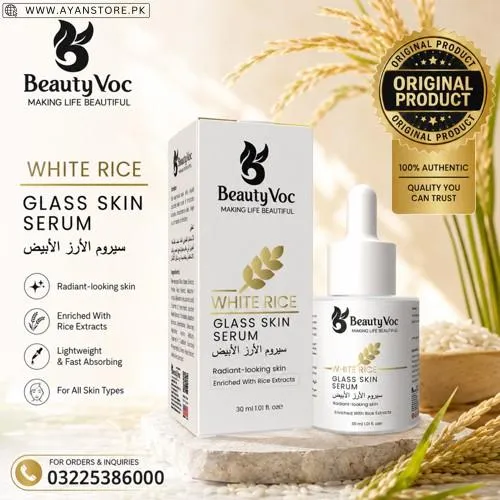 BeautyVoc White Rice Glass Skin Serum in Pakistan