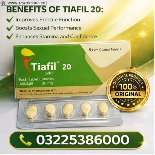 Tiafil 20mg Tablets in Pakistan