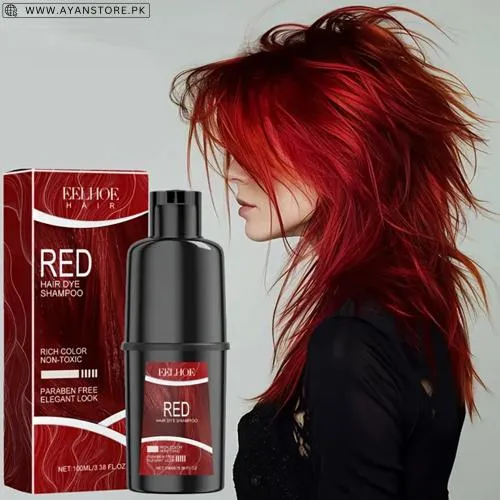 Eelhoe Red Hair Dye Shampoo