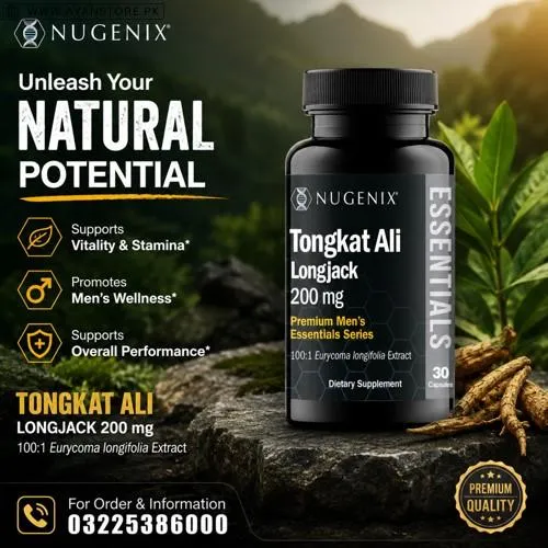 Nugenix Tongkat Ali Longjack 200mg Capsules in Pakistan
