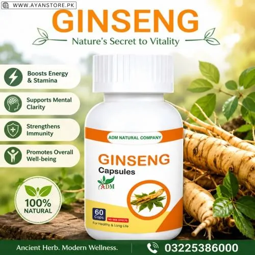 ADM Ginseng Capsules in Pakistan