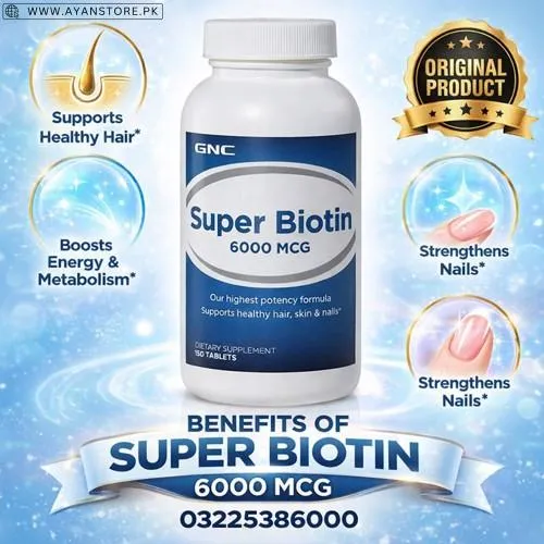 GNC Super Biotin 6000 MCG in Pakistan