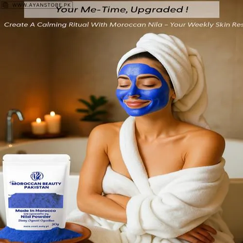 Moroccan Blue Nila Skin Whitening Powder