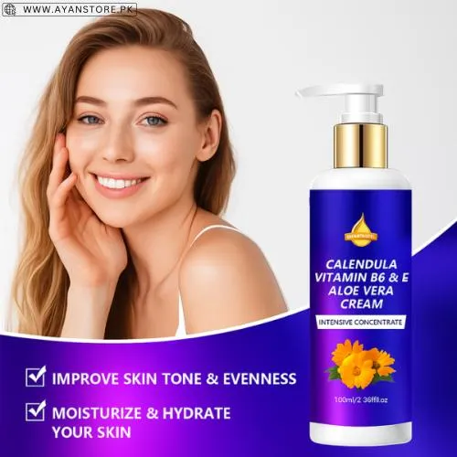 Calendula Vitamin B6 & E Aloe Vera Body Cream