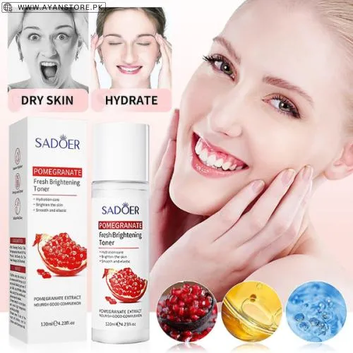 Sadoer Pomegranate Fresh Brightening Toner Serum