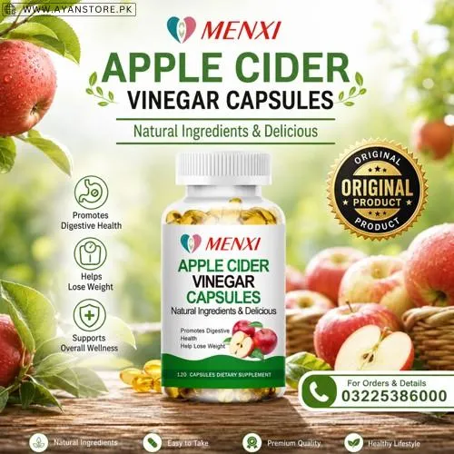 Menxi Brand Apple Cider Vinegar Capsules in Pakistan
