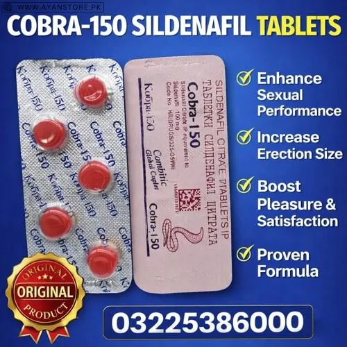 Black Cobra 150mg Tablet in Pakistan