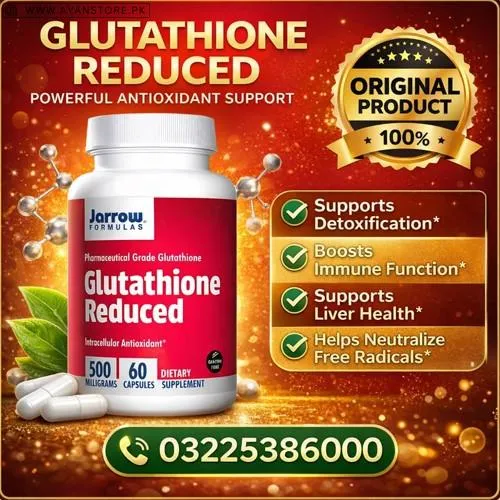 Jarrow Formulas Glutathione Reduced 500mg Capsule in Pakistan