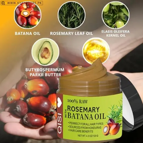 Qisi 100% Raw Rosemary Batana Oil