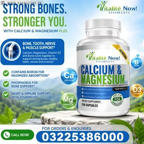 Vitalité Now! Calcium & Magnesium Supplement in Pakistan