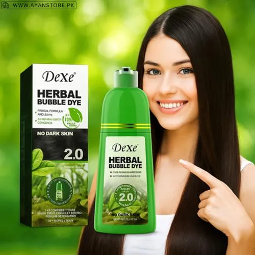 Dexe 3-in-1 Black Hair Dye Shampoo