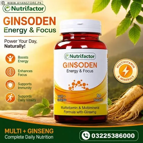 Nutrifactor Ginsoden Tablets in Pakistan