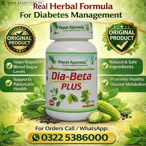 Planet Ayurveda Dia-beta Plus Capsules in Pakistan
