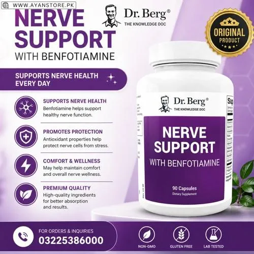 Dr. Berg Nerve Support with Benfotiamine Capsule in Pakistan