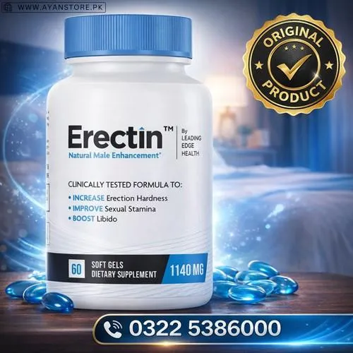 Erectin Natural Male Enhancement Softgel in Pakistan