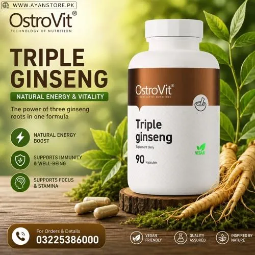 OstroVit Triple Ginseng Capsules in Pakistan