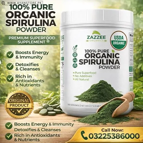 Zazzee USDA Organic Spirulina Powder in Pakistan