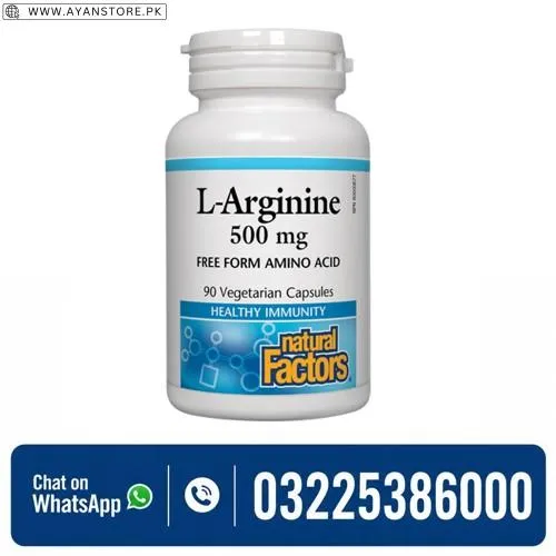 Natural Factors L-Arginine 500 mg Capsules in Pakistan