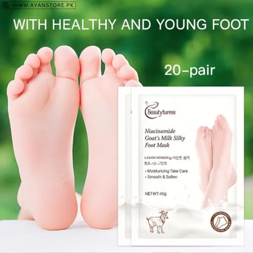 Sensitive Beige-friendly Hydrating Goat Milk Foot Mask