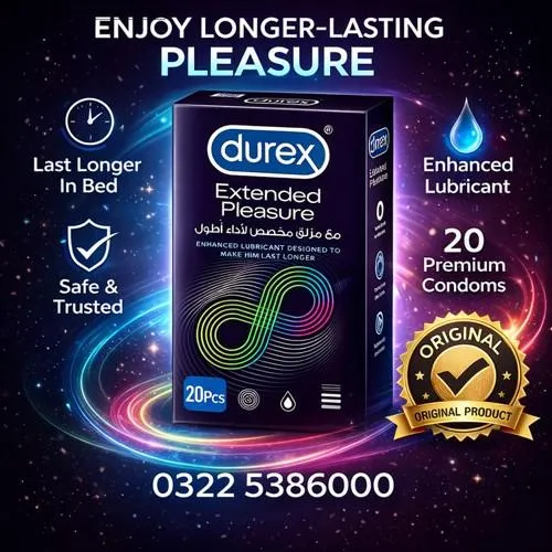 Durex Extended PLeasure 20 Condoms in Pakistan