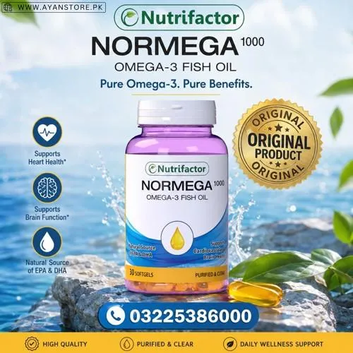 Nutrifactor Normega 1000 Omega-3 Fish Oil Softgels in Pakistan