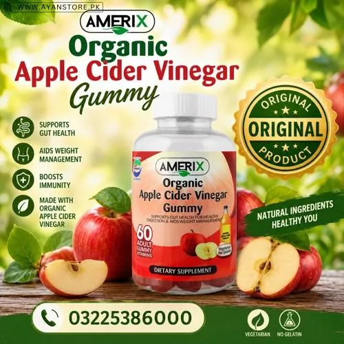 Amerix Organic Apple Cider Vinegar Gummy in Pakistan