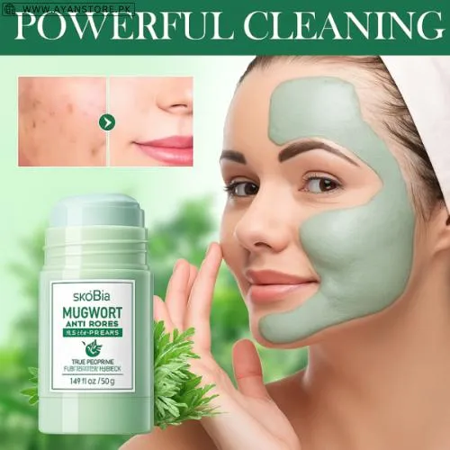 Sadoer Mugwort Anti-Pores Acne Clay Stick