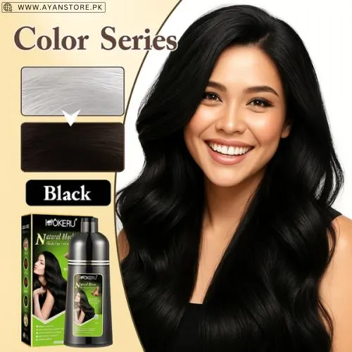 Mokeru Argan Hair Dye Shampoo