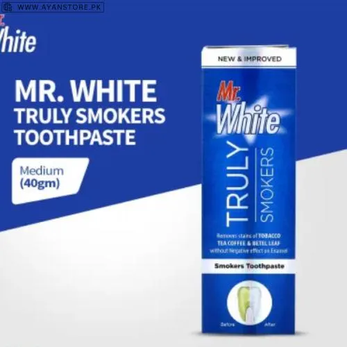 Mr White Truly Smokers Toothpaste Price In Pakistan